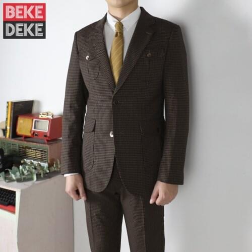 BEKEDEKE Men's Classic Suits