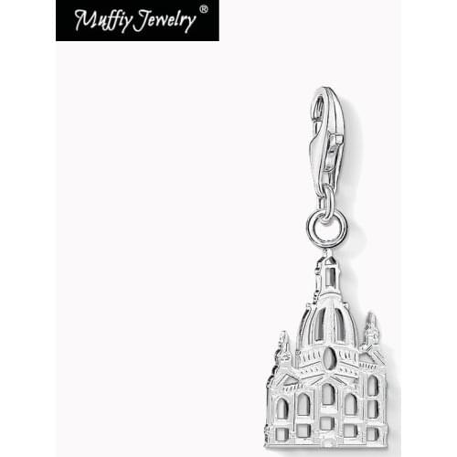 Church Charms Pendant 925 Sterling Silver Fit Bracelet Necklace 2021 New Fine Jewelry Trendy Bijoux Christian Gift For Women Men