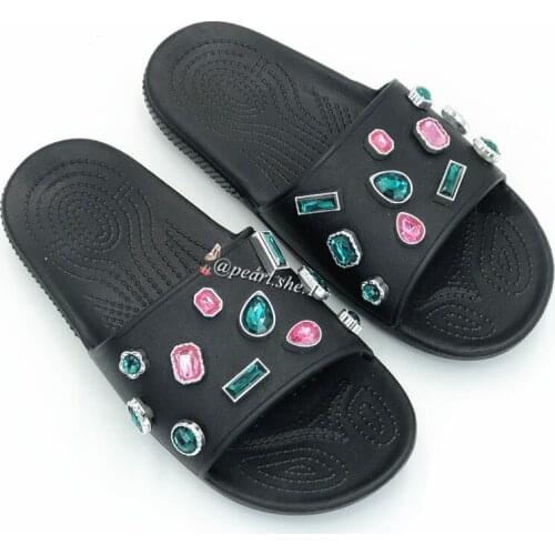 Cheap Designer Women Famous Brands Summer Fur Jelly Custom Slippers Ladies Fluffy Slippers