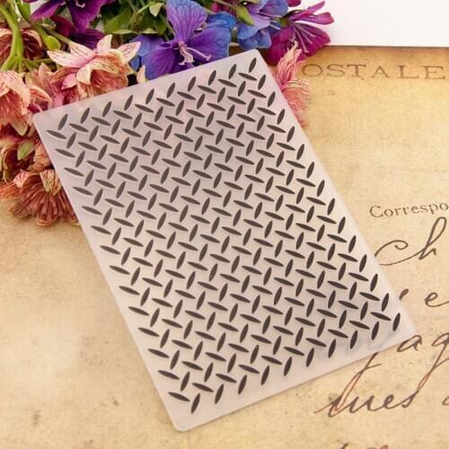 Embossing folders Plastic For Scrapbooking DIY Template Fondant Cake Photo Album Card Making Em159