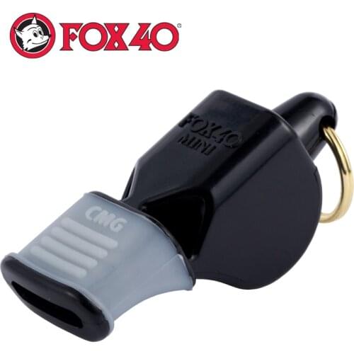 Canada Original Fox 40 Mini CMG Fox40 compact sized whistle with the addition of the patented Cushioned Mouth Grip whistle