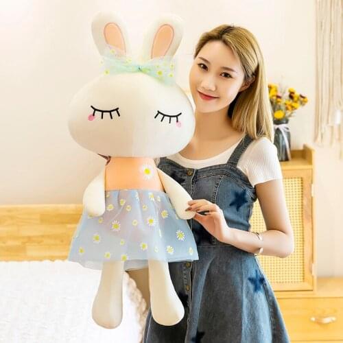 45-85 cm creative yarn skirt fairy rabbit doll cartoon love rabbit plush toy holiday gift childrens doll doll