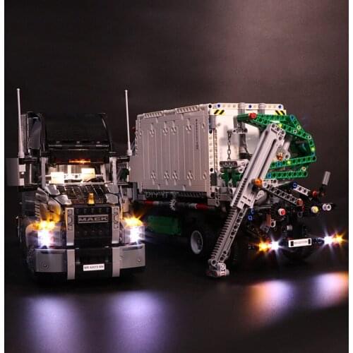 Led Light Set Compatible For 42078 20076 the Mack Anthem Truck Building (Only LED Light, No Block Kit)