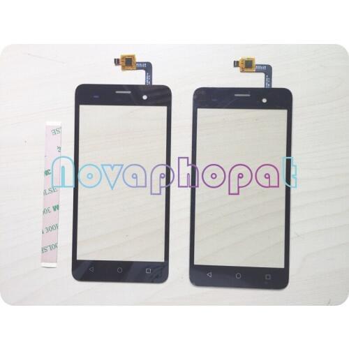 Novaphopat Black Digitizer Screen For Lanix llium X510 Touch Screen Glass Digitizer Sensor Screen Replacement + tracking