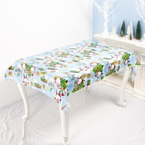 New Year 2020 Table Decorations Disposable Tablecloth Christmas Decorations For Home DIY Ornaments Decor