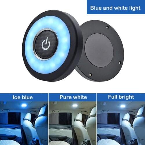 Dimmable Touch Sensor LED Under Cabinet Light USB Charge Operated LED Closets Blue Lights for Wardrobe Bathroom lighting