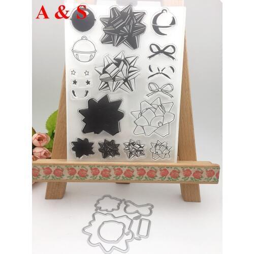 Z05 CLEAR STAMPS cutting dies Christmas Bell Scrapbook Card album paper craft silicon rubber roller transparent stamps