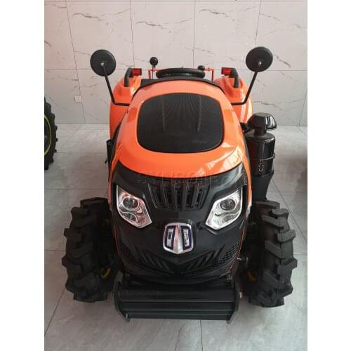Mini 50HP 4WD Hydraulic Farm Equipment Agriculture Machinery Greenhouse Gardern Wheel Tractor