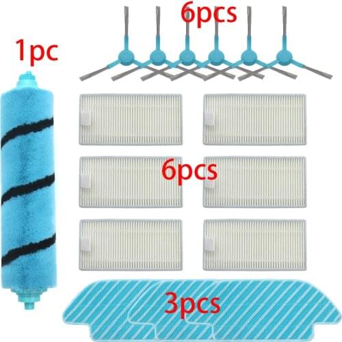 Replacement roller brush side brush mop for Cecotec Conga 4090 vacuum cleaner robot sweeper conga 4090 refills