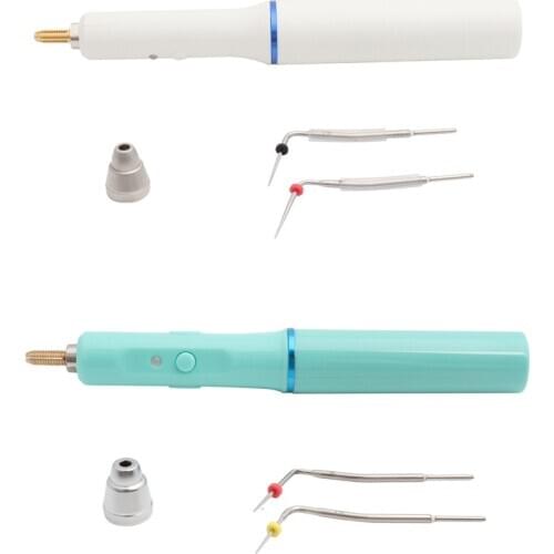 Dental Gutta Percha Obturation System Endo Heated Pen Cordless Wireless 2Tips 110V/220V Green/White