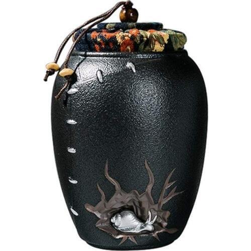 Urns Adult Funeral Urn Ceramics Cremation Urns for A Small Amount Human Ashes Burial Urns at Home