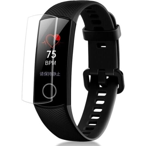 1/3/5pcs Full Cover HD Ultra-thin Screen Protective films for Huawei Honor Band 4 smartwatch wristband protective covers film