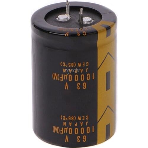 1 Pc Audio Electrolytic Capacitor 10000uF 63V 36x52mm Dropship