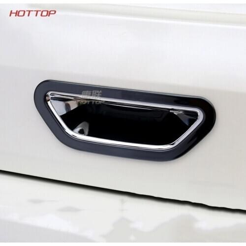 1pcs Rear Tail Door Bowl Trim Chrome cover sticker Fit for X TRAIL X-trail Xtrail Rogue T32 2014 to 2018 rear door bow