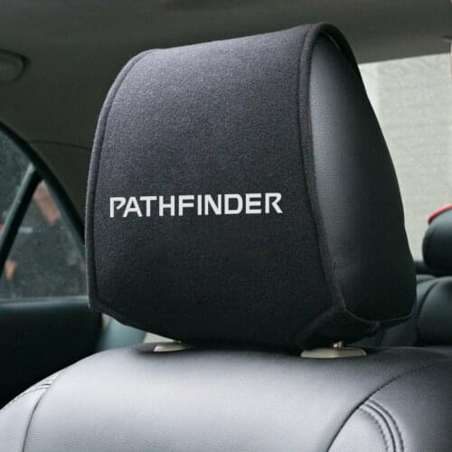 1pcs Hot car headrest cover for Nissan Pathfinder R50 R51 R52 Accessories Car Styling