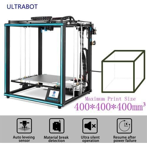 Full Metal High Precision Resume Power Failure Aluminum Bed 3D Printer Diy Kit with Automatic Leveling Function and Touch Screen