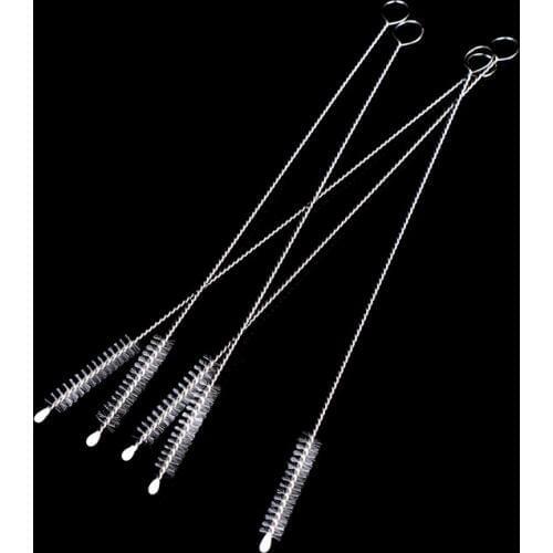 5Pcs/Set Tube Glass Tube Spiral Soft Hair Straw Cleaning Brushes Tools Fish Tank Pipe Brush Bottle Suction