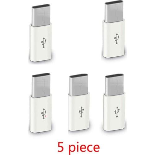 5pack USB Type C Adapter for OUKITEL U23 U25 pro WP1 WP2 wp5000 K10 Elephone P9000 DoogeeT3 F7 Vkworld S8 VK7000 Converter cable