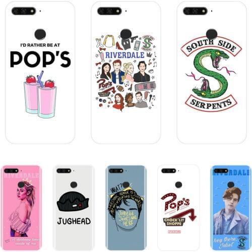 American TV Riverdale Soft Back Cover For Huawei Y3 Y5 Y6 II Pro Phone Case Silicone For Huawei Y5 Y6 Y7 Prime 2017 2018 Y9 2019