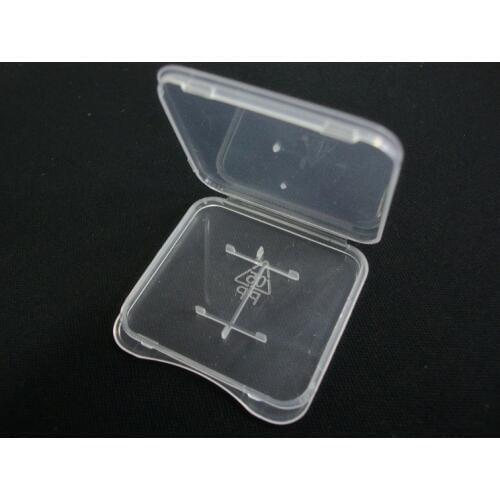 Micro sd memory card cases case box enclosure , slim sd card holder plastic Protector for micro sd 128GB 256GB 512GB 1000pcs