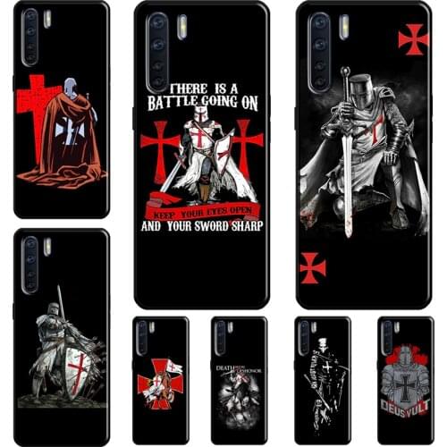 Christian Templar Knights warrior Case For OPPO A72 A52 A92 A91 A15 A83 A3S A5S Reno 4 Pro Z 2Z A53 A31 A5 A9 2020 Coque