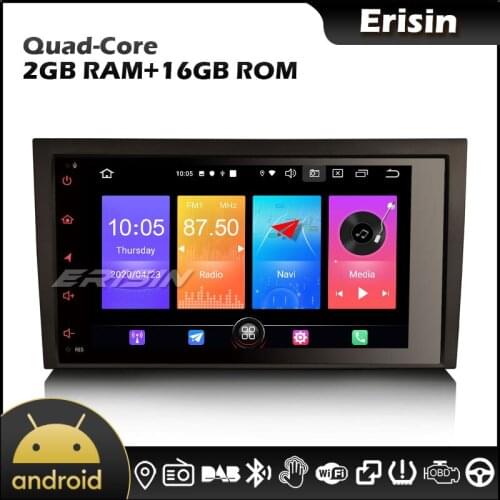 Erisin 2778 8" Android 10.0 Autoradio GPS 4G DAB Carplay Car Stereo for Audi A4 S4 RS4 8E 8F B9 B7 RNS-E SEAT EXEO