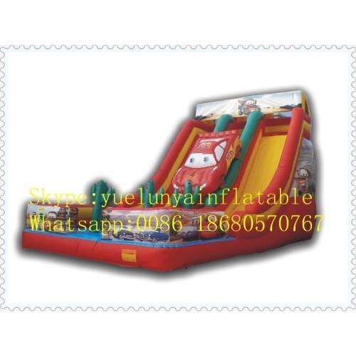 Factory direct Inflatable slide,Inflatable castle, Rainbow slide, Cars Story KY-09