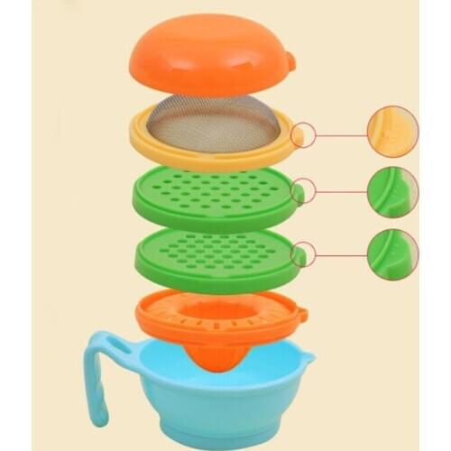 Baby Foods Grinder Feeding Food Bowl Safety Processor Kid Dish Feeder Feeding Bowl Kids Grinding Set Food Mills Tools Tableware