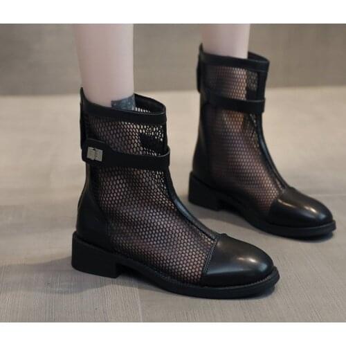 Maogu Women's Wedge Ankle Boots