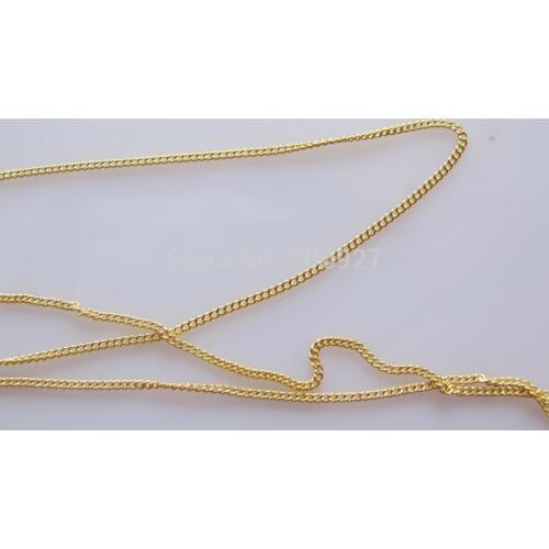MDA-11 1M Gold Chain Shape Metal Nail Decoration