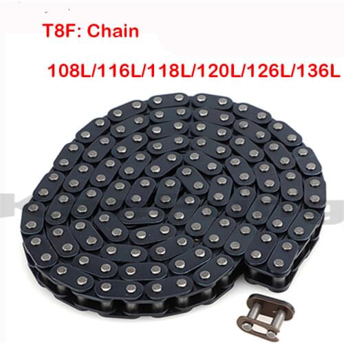 Motorcycle T8F 108L 116L 118L 120L 126L 136L ChainMini Moto ATV Quad Dirt Pit Pocket Bike Cross 2 stroke 47cc 49cc engine Parts