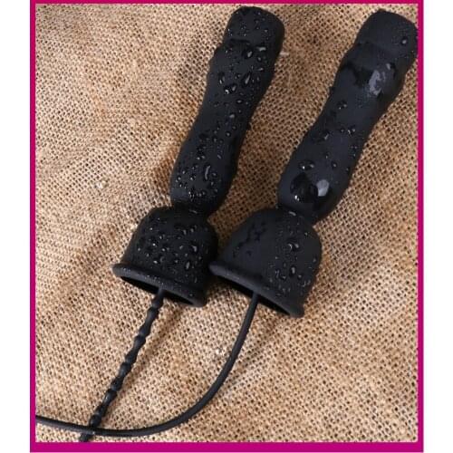 Male masturbation device silicone urethral dilator horse eye stick adult sex products training vibration