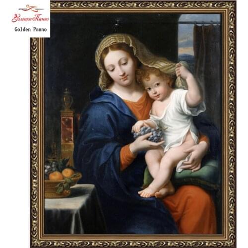 Golden Panno,Needlework,Sets For Embroidery,DIY Portrait Painting,Cross stitch,kits,11ct religion Cross-stitch,Christmas gifts