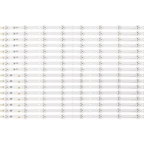 New 16 Pieces(8*A+8*B) LED backlight strip for 46"LTI460HN09 SVS460AB6-REV7-A/B type-8LED-130820 LH46UDECLBB/GO 8LEDS 543mm