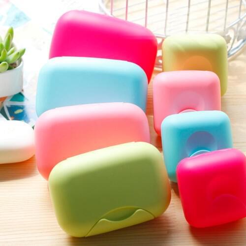 NEW Fashion Protable Travel Soap Dish Box Soap Holder Storage Container Shower Soap Dishe Bathroom Accessories Big Container Box