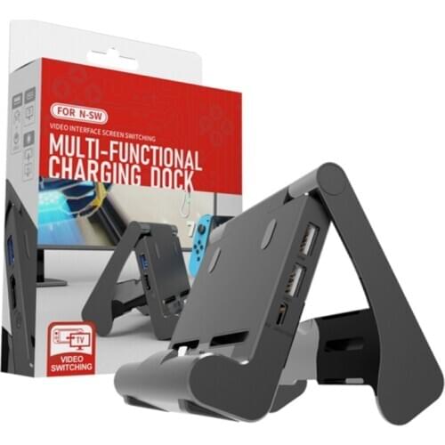 New Video Converter for Nintend Switch Host Charging Dock Station Switch Gamepad Accessories Portable Charger Holder Station