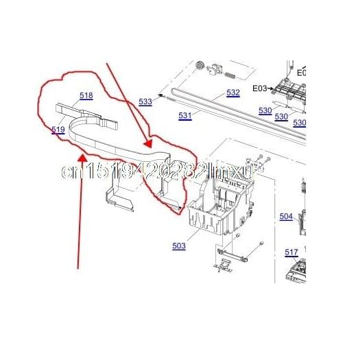 Original new printer head cables for EPSON printer SX130 TX130 TX133 TX135 head cable