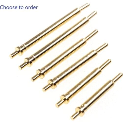 1000pcs Spring Loaded Pogo Pin Connector 2 2.5 3 3.5 4 4.5 5 5.5 6 6.5 7 7.5 8 8.5 9 9.5 10.0 mm Height Single Through Hole PCB