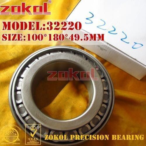 ZOKOL bearing 32220 7520E Tapered Roller Bearing 100*180*49.5mm