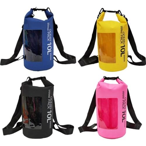10L Outdoor Sport Portable Waterproof Bag Swimming Bag Storage Bag Waterproof Backpack For Man Women River Trekking Storage Bag