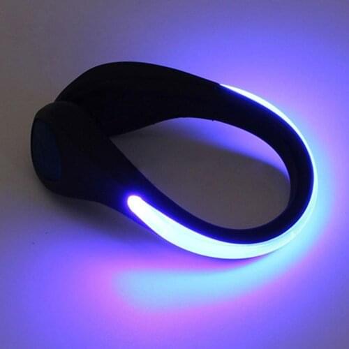 Cool LED Shoe Clip Light Running Cycling Walking Outdoor LED Shoes Safety Night Warning Light Lamp (Battery Included)