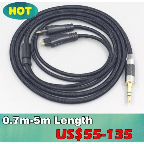 2.5mm 4.4mm Super Soft Headphone Nylon OFC Cable For FOSTEX TH900 MKII MK2 TH-909 TR-X00 TH-600 Earphone headset LN007518