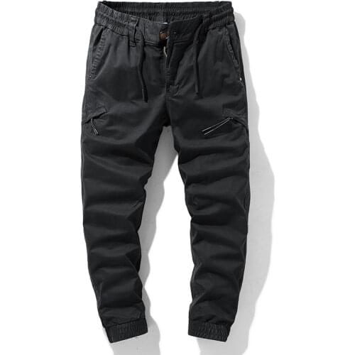 Spring and Autumn Overalls Mens Household Sports Army Pants Casual Sports Pants Mens Stretch Cotton Trousers Plus Size