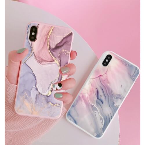 Vintage Marble Case For For Samsung A7 2018 S20 FE S21 Ultra S10 S9 Plus A72 A52 A32 A12 A21S A41 A51 A71 A51 A30 A70 A31 Fundas
