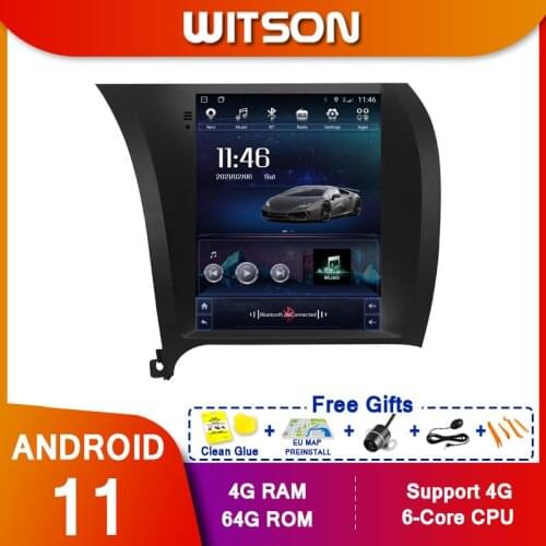 WITSON Android 9.0 vertical screen Car Multimedia tesla GPS NAVIGATION Radio player for Kia K3 2012-2015