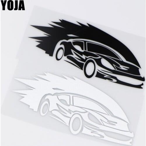 YOJA 15.1X6.9CM Cool Fashion Car Sticker Vinyl Decal Decor Funny Cartoon ZT2-0158