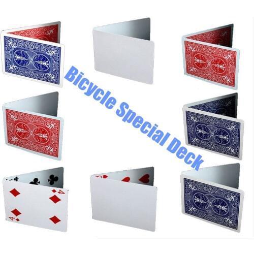 1 Deck Bicycle Gaff Magic Variety Pack Playing Cards Magic Cards Special Props Close Up Stage Magic Trick for Magician Free Ship
