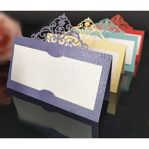 100pcs laser cut business card wedding celebration birthday party table card seat decoration name table seat card 5ZSH871