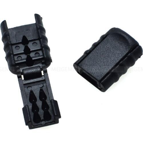 1000pcs/pack Cord Ends Zipper Pull Cord Lock Stopper For Paracord Sportswear Backpack Garment Size:15mm*11.5mm*7.5mm