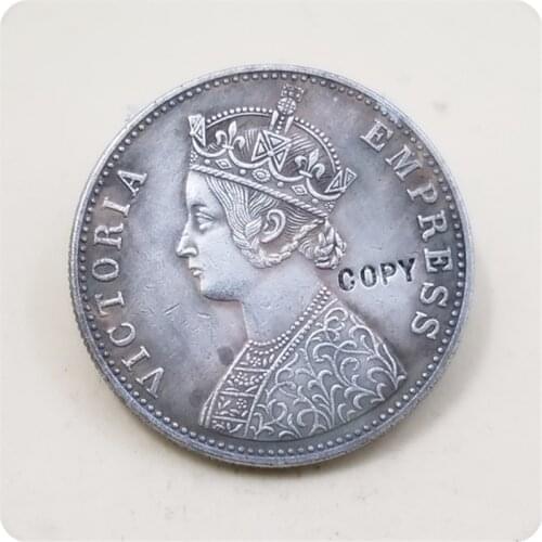 1891,1892 Indian states and kingdoms 1 Rupee - Victoria COPY COIN-replica coins collectibles